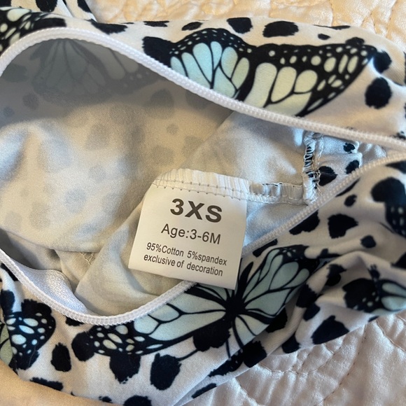 Boujee Little Babes Butterfly Halter Romper - Picture 10 of 10